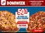 Catálogo Domino's Pizza en Duran | 50%off en todas las pizzas premium | 2026-04-07T00:00:00.000Z - 2026-04-12T00:00:00.000Z