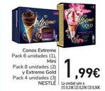 Conos Extreme, Mini y Extreme Gold NESTLÉ