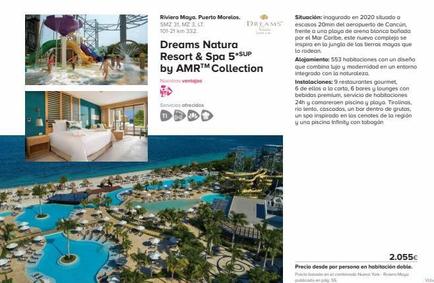 Riviera Maya. Puerto Morelos. SMZ 31, MZ 3, LT. 101-21 km 332  DREAMS  Dreams Natura Resort & Spa 5*SUP by AMRT Collection  Nuestras ventajas  Servicios ofrecidos  Situación: inagurado en 2020 situado