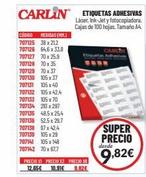 CODIGO MEDIDAS (MM) 707125 38 x 21,2 707126 64,6 x 33,8  707127 70 x 25,9  707128 70 x 35 707129 70 x 37 707130 105 x 37 707131 105x40 707152 105 x 42,4 707133 105 x 70 707134 210 x 297 707135 48,5 x 