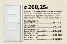 puerta lacada Bigmat