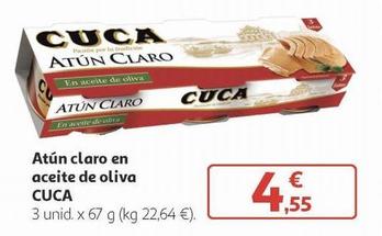 Atún claro en aceite de oliva Cuca