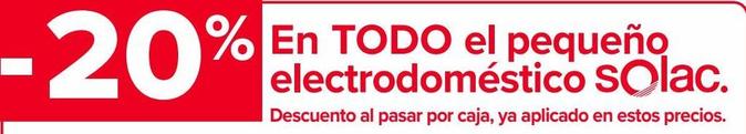 En TODOS el pequeño electrodomésticos Solac