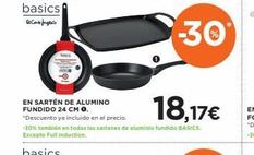 basics  & Conte fagle's  EN SARTÉN DE ALUMINO FUNDIDO 24 CM 0.  *Descuento ya incluido en el precio.  -30% también en todas las sartenes de aluminio fundido BASICS. Excepto Full Induction.  18,17€ 
