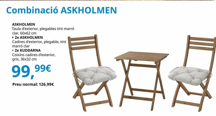 conjunto de jardín Ikea
