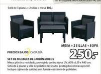 muebles de jardín Dia