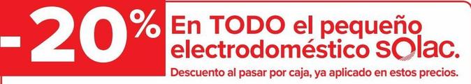 En TODOS el pequeño electrodomésticos Solac