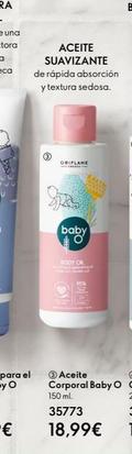 ACEITE SUAVIZANTE  de rápida absorción y textura sedosa.  ORIFLAME  -  Spa  baby  BODY OL 