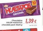 MARS  WADI  Chocolatina VALOR HUESITOS chocolate pack 10x20 g  HESTOR  ORIGINAL  1,39 €  con IVA 153 € 
