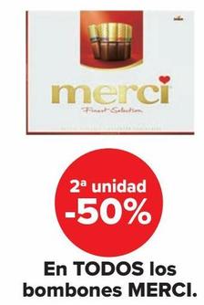 En TODOS los Bombones MERCI