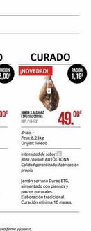 jamón serrano toledo