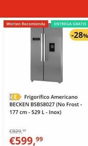 frigorífico americano Worten