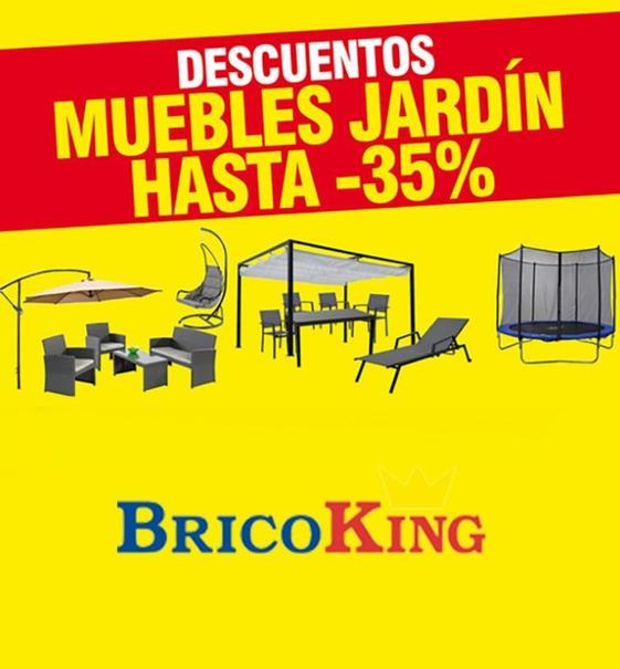 DESCUENTOS  MUEBLES JARDÍN HASTA -35%  H  BRICOKING  