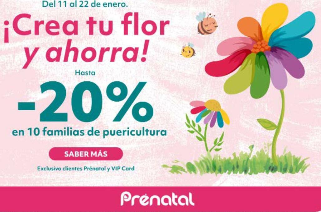 Prénatal - Crea Tu Flor Y Ahorra