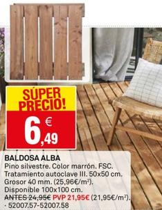 Bricoking - Baldosa Alba