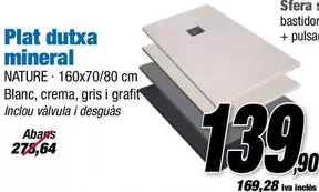 Sfera - Nature - Plat Dutxa Mineral