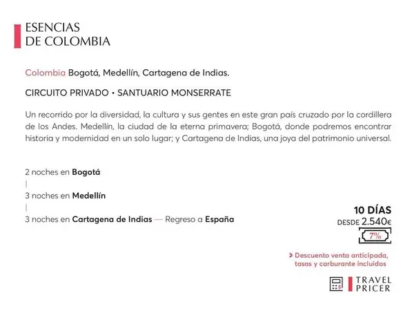 Colombia Bogota, Medellin, Cartagena De Indias, Circuito Privada, Santuario Monserrate