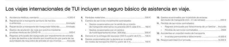 Los Viajes Internacionales De TUI Incluyen Un Seguro Básico De Asistencia En Viaje.