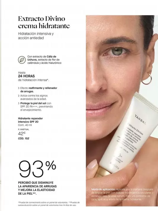 Yanbal - Hidratante Reparador Intensivo Spf 20