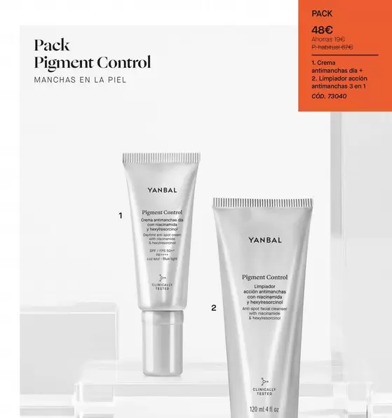 Yanbal - Pack Pigment Control