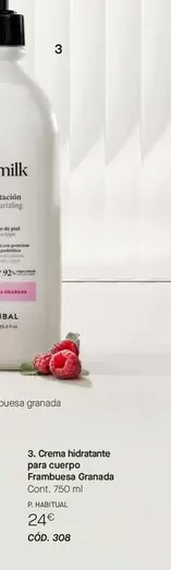 Yanbal - Crema Hidratante Para Cuerpo Frambuesa