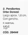 Pendientes Orbe Dorezzi
