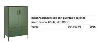 Idásen Armario Con Puertas Y Cajones