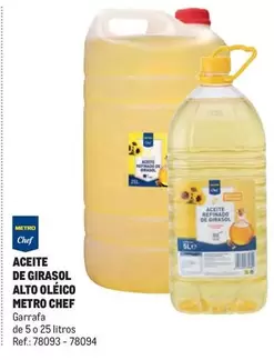 Chef - Aceite De Girasol Alto Oléico