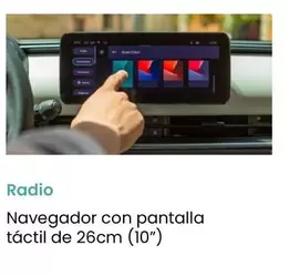 Radio/ Navegador Con Pantalla Tactil De 26Cm