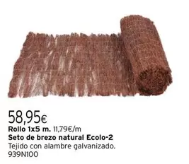 Rollo 1x5 M. 11.79/m Seto De Brezo Natural Ecolo-2