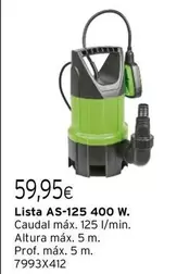 Lista -  As-125 400 W