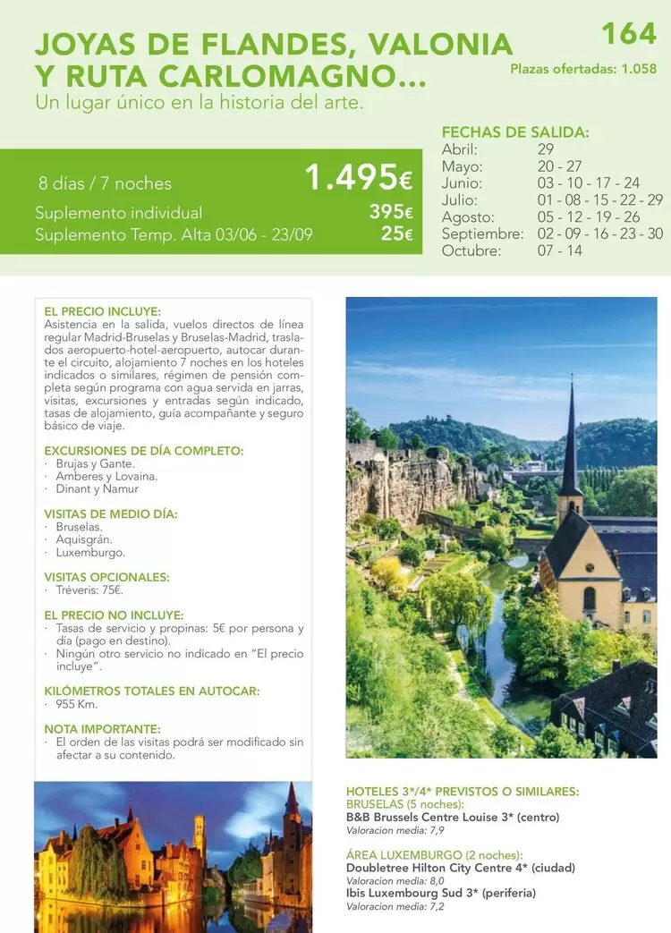 Joyas De Flandés/ Valonia Y Ruta Carlomagno