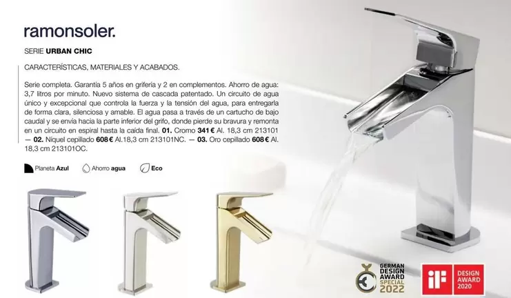 Ramonsoler Serie Urban Chic 