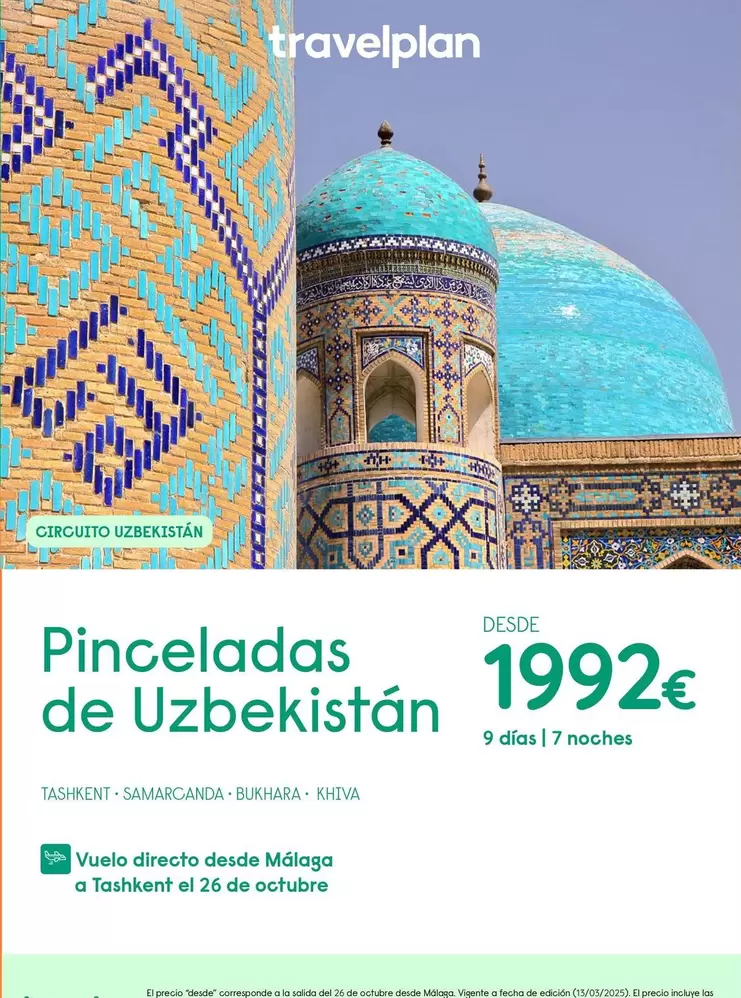 Travelplan - Pinceladas De Uzbekistán