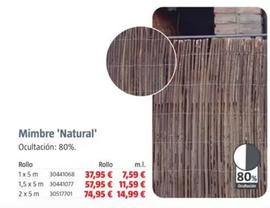 Mimbre 'Natural'