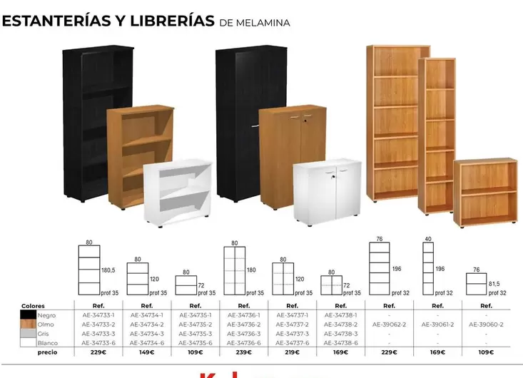 Estantería + Librerias De Melamina