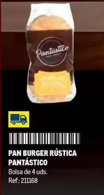 Pantástico - Pan Burger Rustica