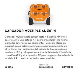 Cargador Multiple Al 301-4