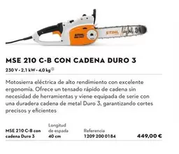 Mse 210 C-b Con Cadena Duro 3