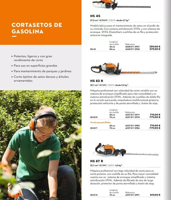 Cortasetos De Gasolina