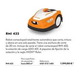 RMI 422/ Robot Cortacesped Totalmente Automatico Que Corta