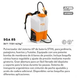 Pulverizadores Y Accesorios/ Sga 85