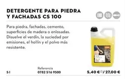 Detergente Para Piedra Y Fachadas Cs 100