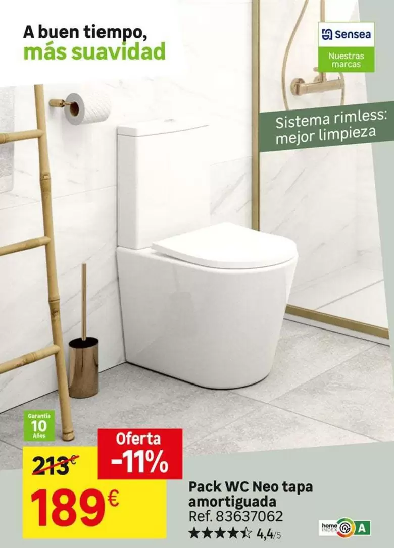 Pack WC Neo Tapa Amortigudada