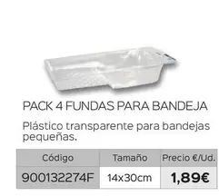 Pack 4 Fundas Para Bandeja
