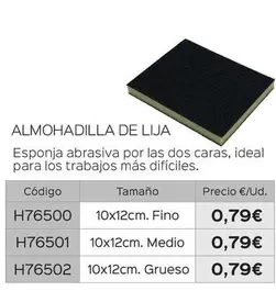 Almohadilla De Lija