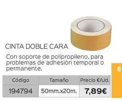 Cinta Doble Cara 