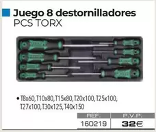 Juego 8 Destornilladores