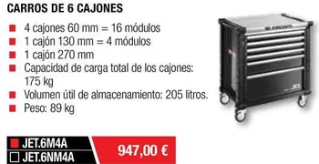 Facom - Carros De 6 Cajones