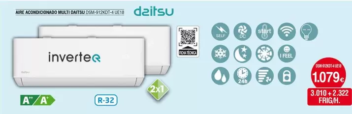 Daitsu - Aire Acondicionado Multi 